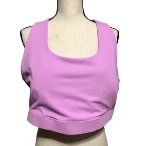Fabletics Women's Kessler Medium Impact Sports Bra Lilac Purple 2X/18-20 New